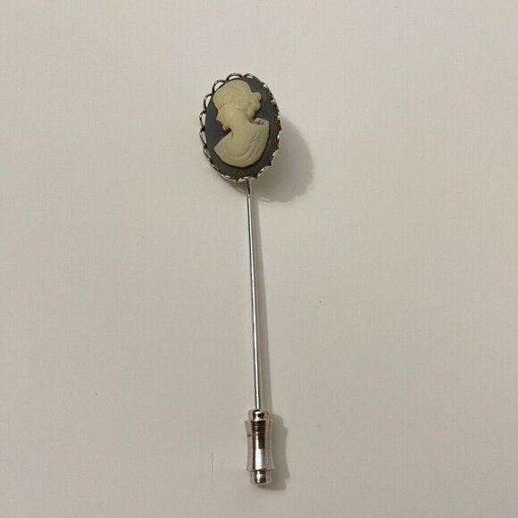Vintage Cameo Stick Pin - Picture 1 of 16